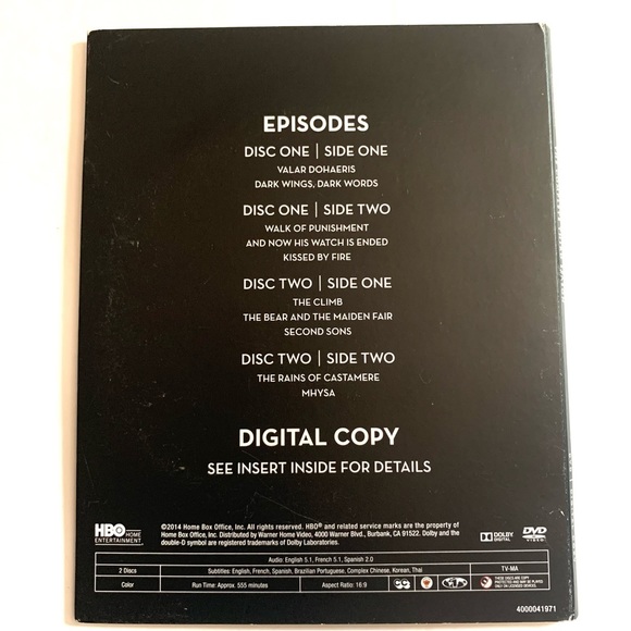 Game of Thrones Season 3 DVDs - Picture 2 of 3